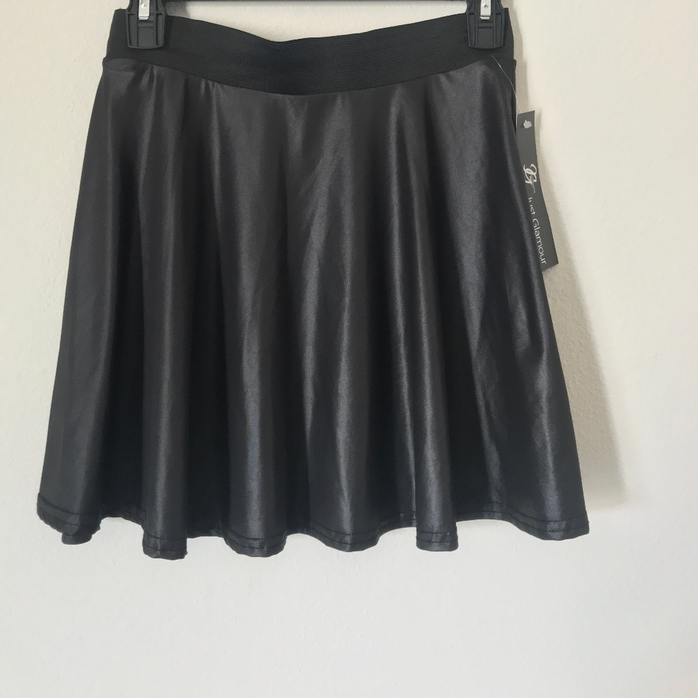 Faux Leather Mini Skirt
